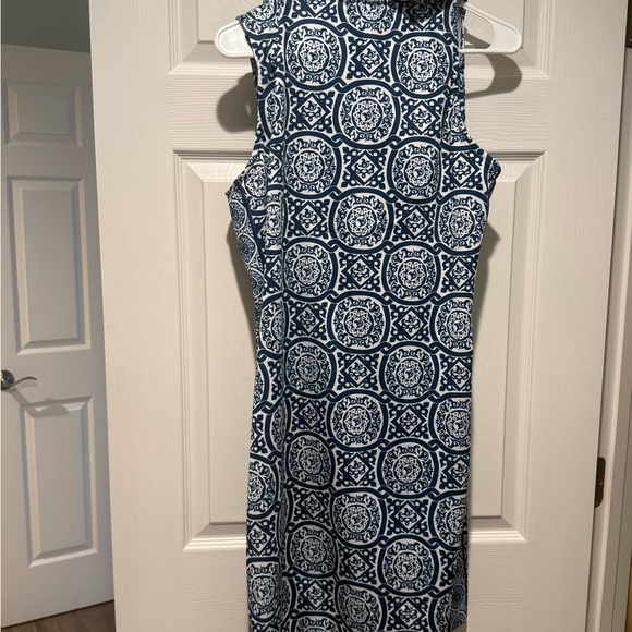 Gretchen Scott Designs Navy and White Patterned Dress - Picture 2 of 3
